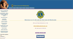Desktop Screenshot of clublionssherbrooke.com